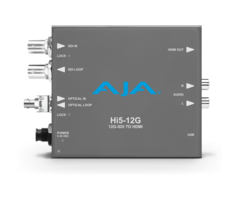 Aja AJA HI5-12G-R-ST - 12G-SDI to HDMI 2.0 Conversion with ST Fiber receiver
