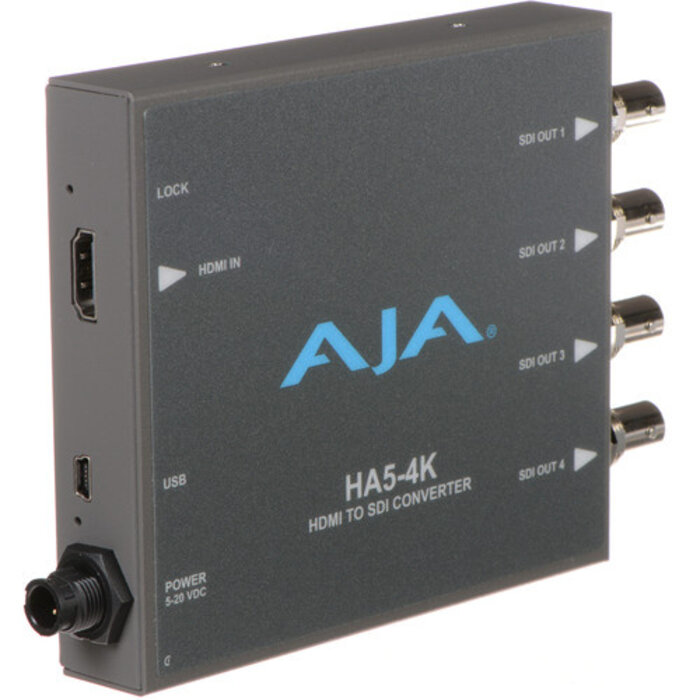 Aja AJA HA5-4K 4K HDMI to 4K SDI Mini converter
