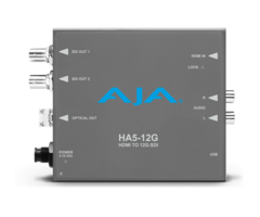 Aja AJA HDMI 2.0 to 12G-SDI Converter with Fiber transmitter (HA5-12G-T)