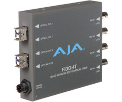 Aja AJA FiDO-4T 4-Channel 3G-SDI to Single-Mode LC Fiber Transmitter