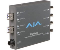 Aja AJA FiDO-4R 4-Channel Single-Mode LC Fiber to 3G-SDI Receiver