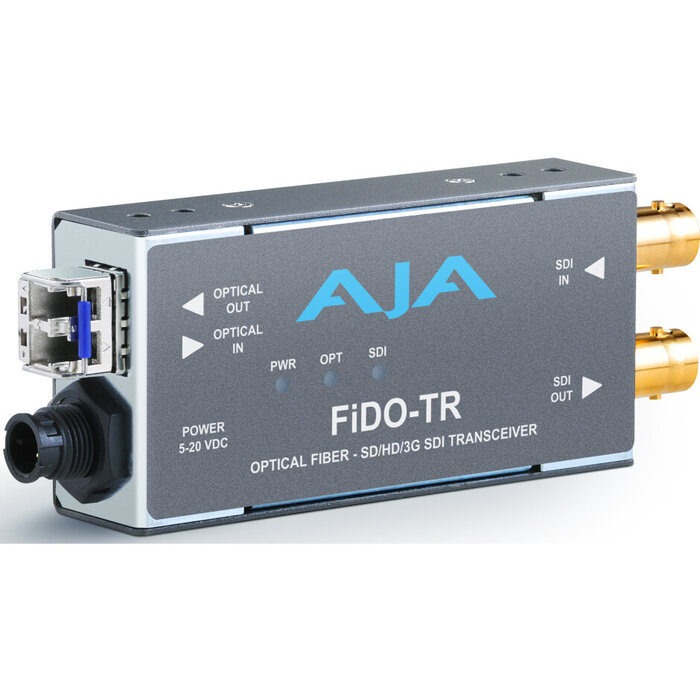 Aja AJA FiDO-TR 1-Channel 3G-SDI/LC Single-Mode LC Fiber Transceiver