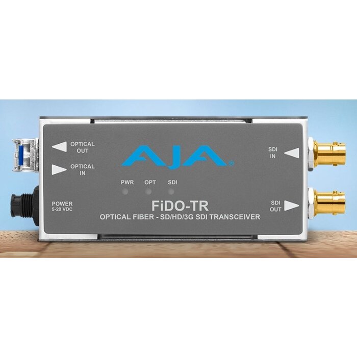 Aja AJA FiDO-TR 1-Channel 3G-SDI/LC Single-Mode LC Fiber Transceiver