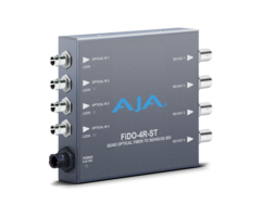 Aja AJA FiDO-4R-ST 4-Channel Single-Mode ST Fiber to 3G-SDI Receiver