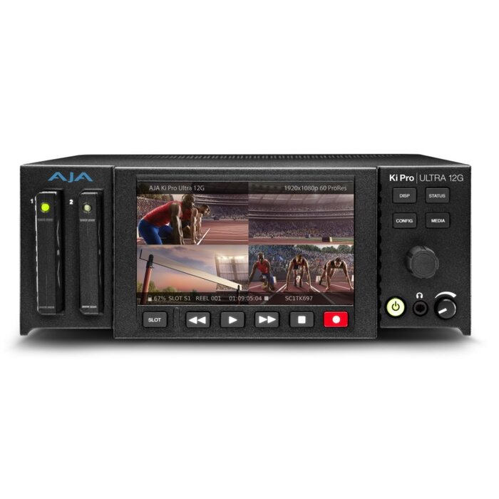 Aja AJA Ki Pro Ultra 12G 12G-SDI 4K/UHD/HD Recorder and Player Multi-Channel HD Recorder