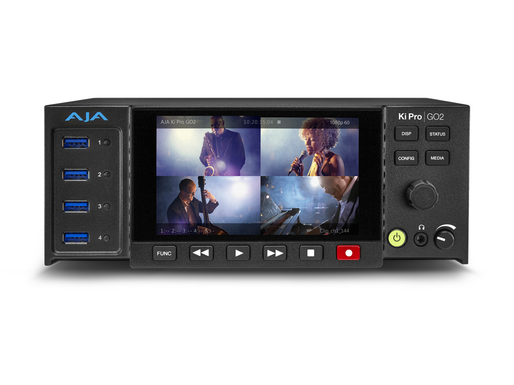 Aja AJA Ki Pro GO2 Multichannel H.264/H.265 Recorder/Player