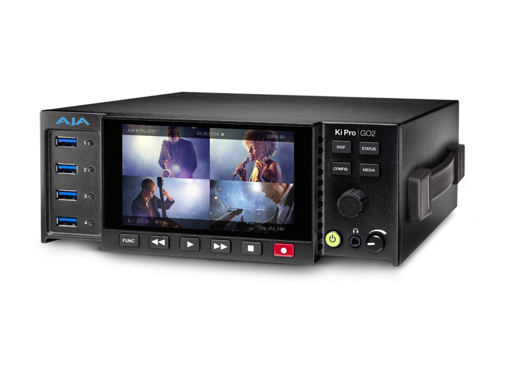 Aja AJA Ki Pro GO2 Multichannel H.264/H.265 Recorder/Player