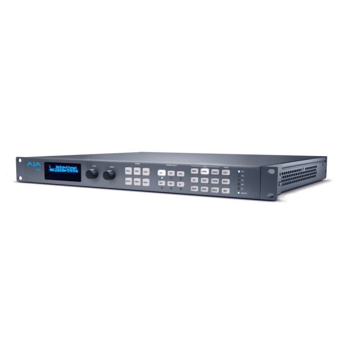 Aja AJA FS4 4-Channel 2K/HD/SD or 1-Channel 4K/UltraHD Frame Sync and Up, Down, Cross-Converter