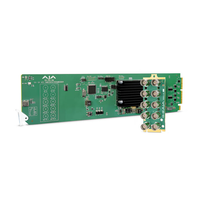 Aja AJA OG-12G-AM -  16-Channel AES/EBU Audio Embedder/Disembedder