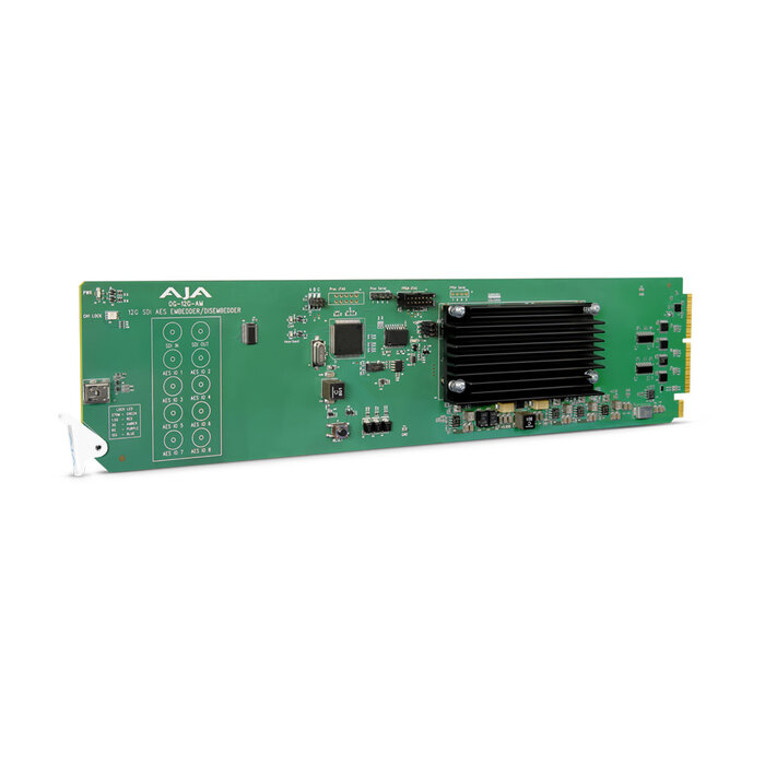 Aja AJA OG-12G-AM -  16-Channel AES/EBU Audio Embedder/Disembedder