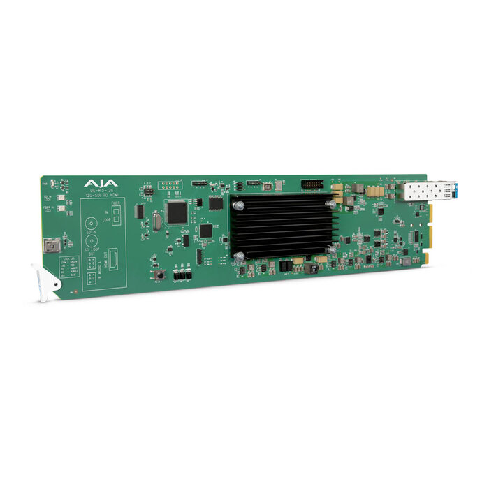 Aja AJA OG-Hi5-12G-TR 12G-SDI to HDMI 2.0 Conversion with LC Fiber Transceiver