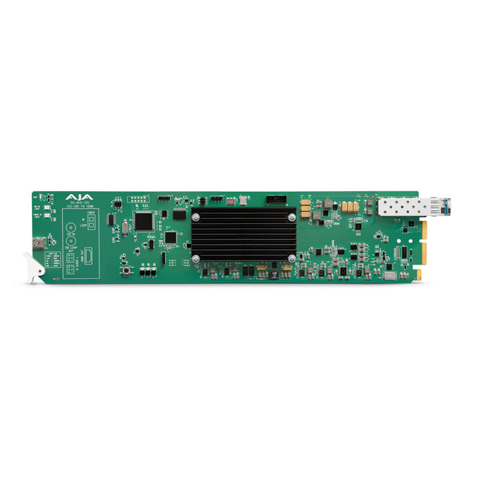 Aja AJA OG-Hi5-12G-TR 12G-SDI to HDMI 2.0 Conversion with LC Fiber Transceiver
