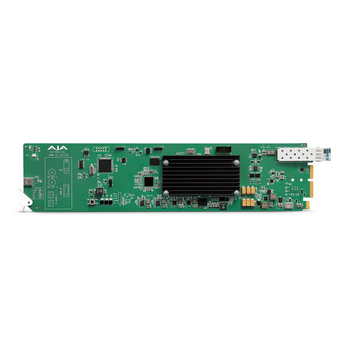 Aja AJA OG-HA5-12G-T - HDMI 2.0 to 12G-SDI Converters with Fiber 12G LC Transmitter