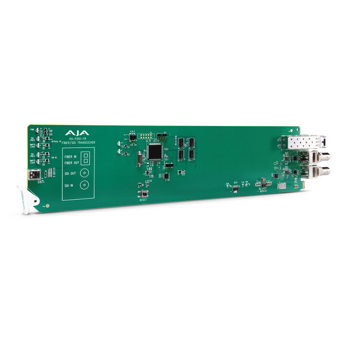 Aja AJA OG-FiDO-TR-MM openGear 1-Channel 3G-SDI/LC Multi-Mode LC Fiber Transceiver