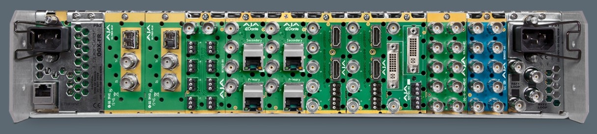 Aja AJA OG-FiDO-2T-MM openGear 2-Channel 3G-SDI to Multi-Mode LC Fiber Transmitter