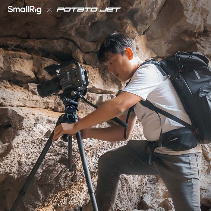 Smallrig SmallRig 4259 x Potato Jet Tribex Hydraulic Carbon Fiber Tripod Kit