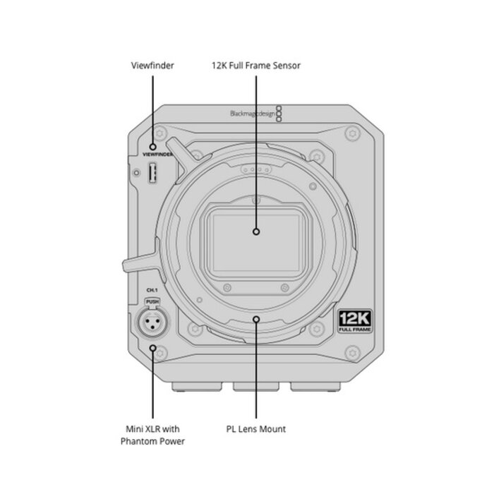 Blackmagic Design Blackmagic Design PYXIS 12K Cinema Camera (ARRI PL)