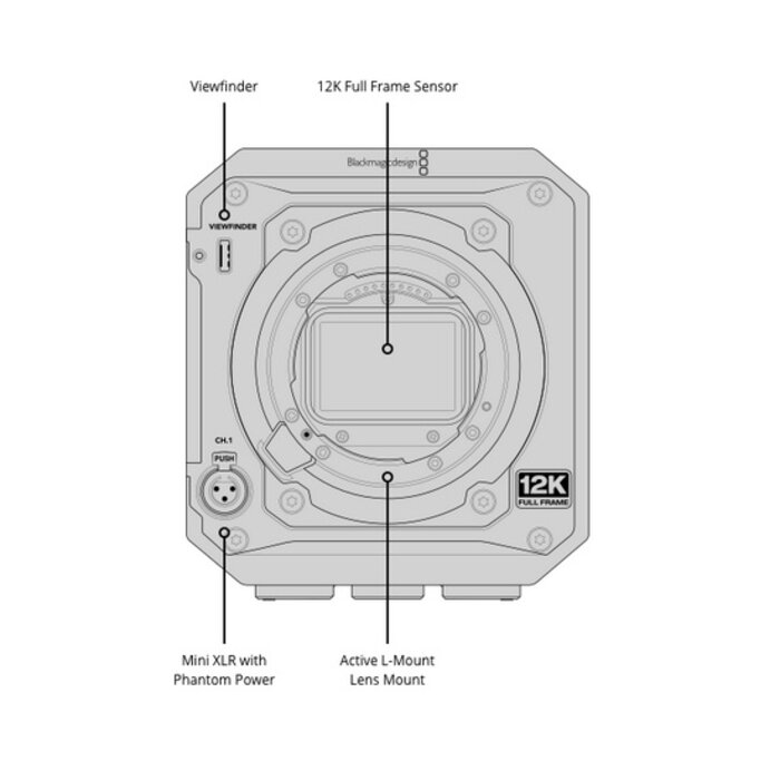 Blackmagic Design Blackmagic Design PYXIS 12K Cinema Camera (L-Mount)