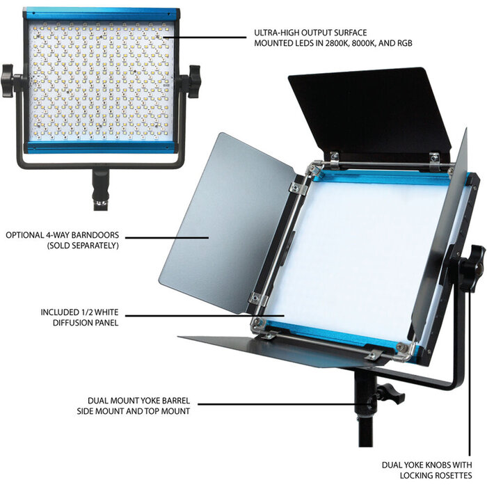 Dracast Dracast X Series LED500 RGB LED Lichtpaneel