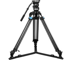Sirui SQ75 Carbon Fiber Tripod Kit with VHS-10 Fluid Head