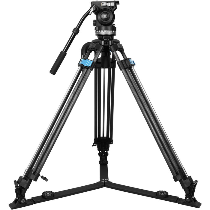 Sirui SQ75 Carbon Fiber Tripod Kit met VHS-10 Fluid Head