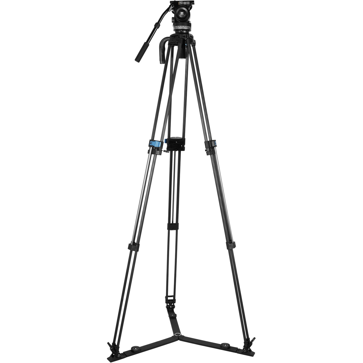 Sirui SQ75 Carbon Fiber Tripod Kit with VHS-10 Fluid Head