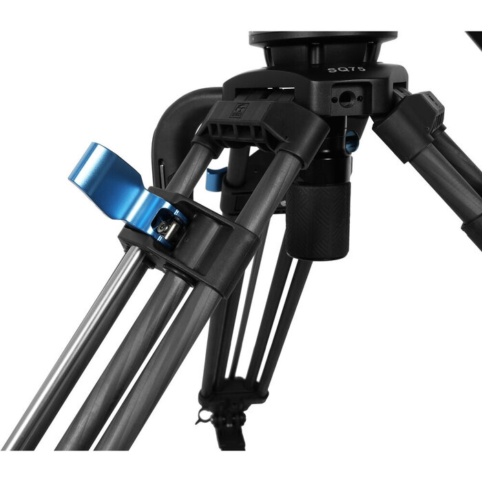 Sirui SQ75 Carbon Fiber Tripod Kit with VHS-10 Fluid Head