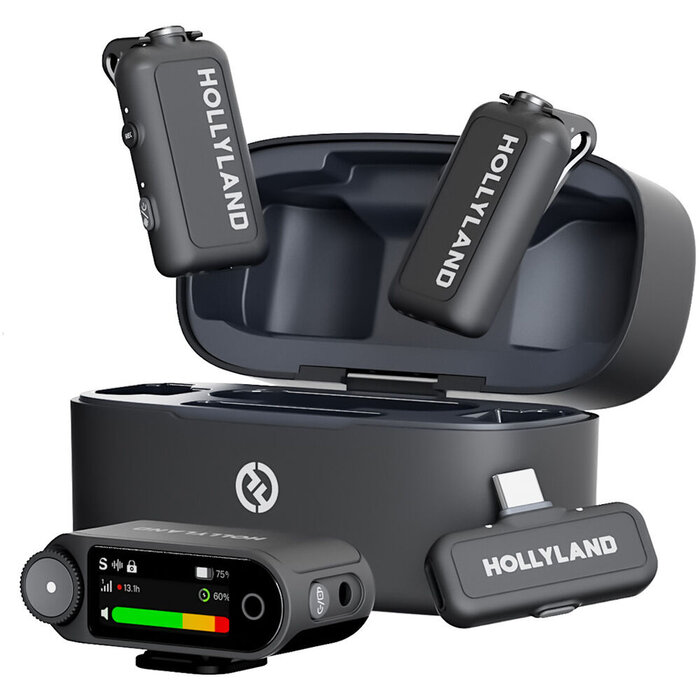 Hollyland Hollyland LARK MAX 2 Combo 2-Persoons Wireless Microphone System