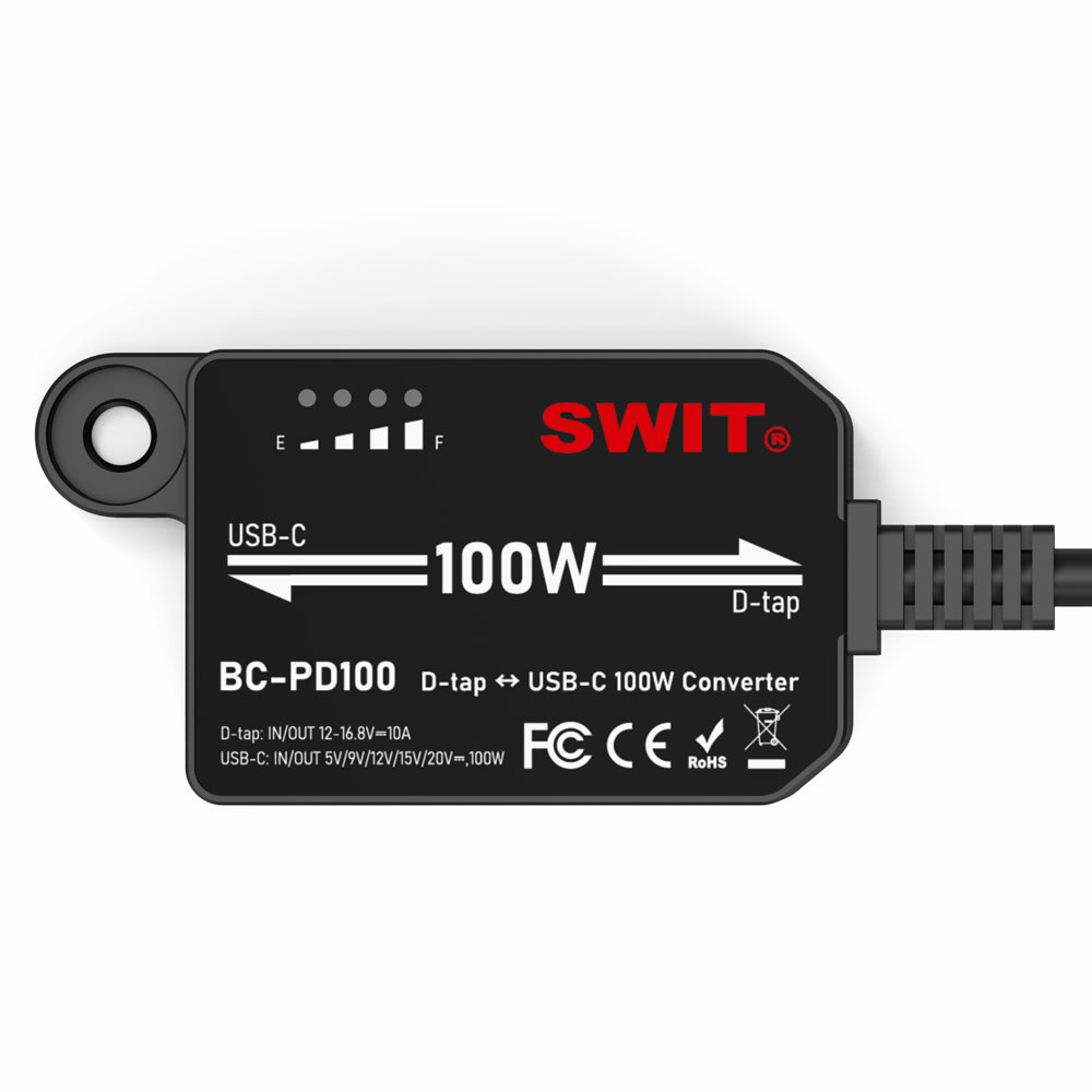 swit Swit BC-PD100 Bidirectioneel D-tap naar USB-C 100W