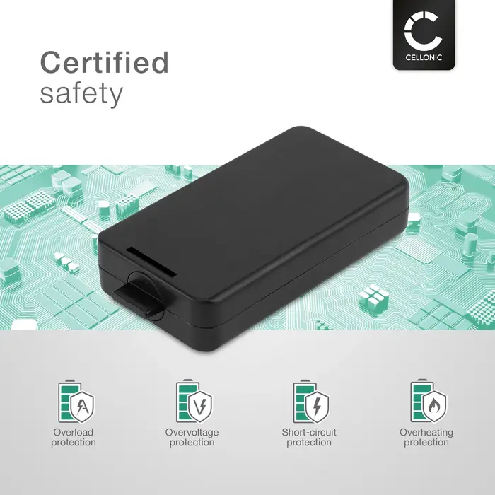 Cellonic Cellonic Battery for Green-Go WBPX 1800mAh