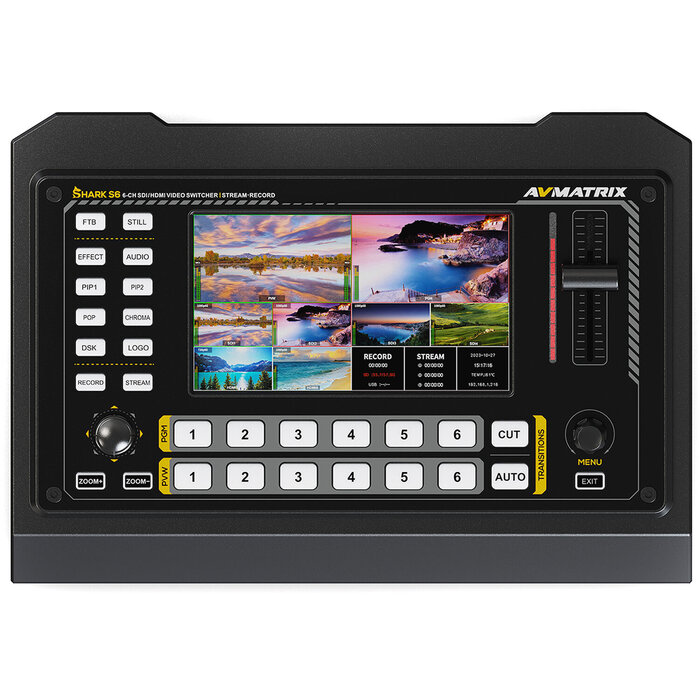 AVMatrix AVMATRIX Shark S6 6-Channel HDMI/SDI Video Switcher