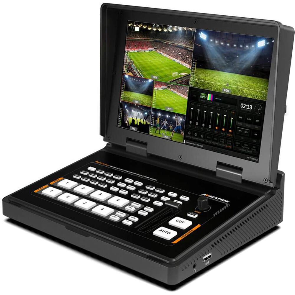 AVMatrix AVMATRIX Shark S4 PLUS 4-Channel SDI/HDMI Video Switcher