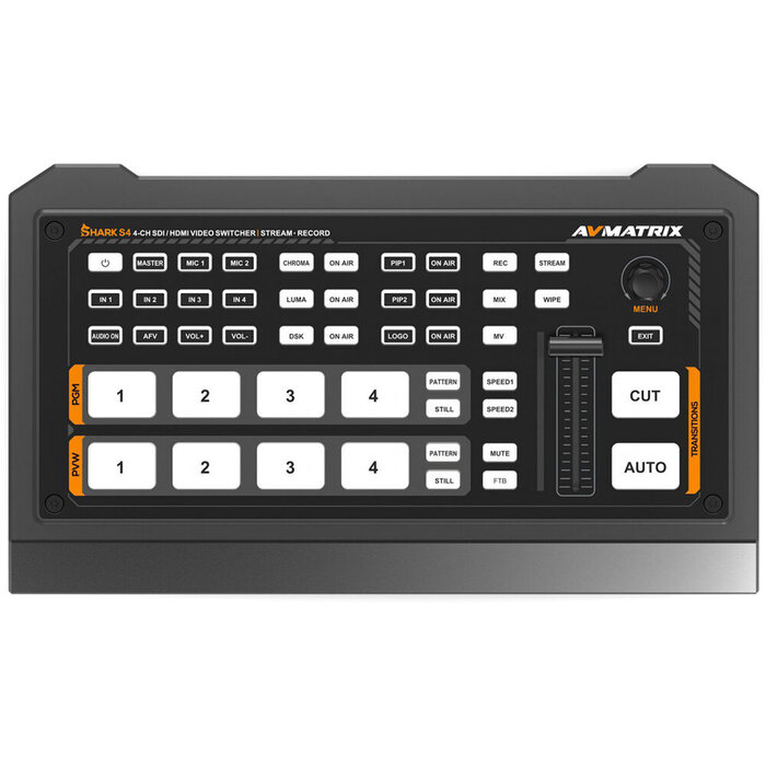 AVMatrix AVMATRIX Shark S4 4-Kanaals HDMI/SDI Video Switcher