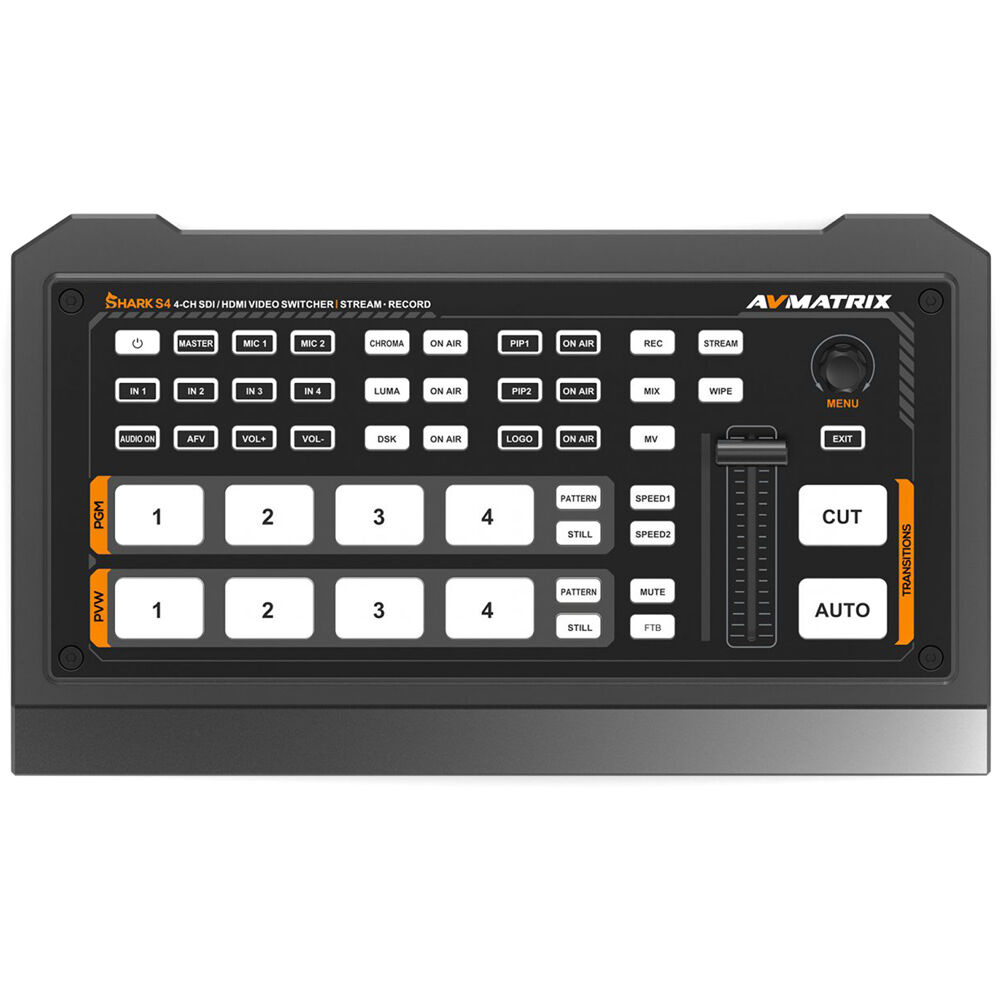 AVMatrix AVMATRIX Shark S4 4-Kanaals HDMI/SDI Video Switcher