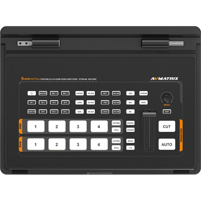 AVMatrix AVMATRIX Shark H4 PLUS 4-Kanaals HDMI Video Switcher