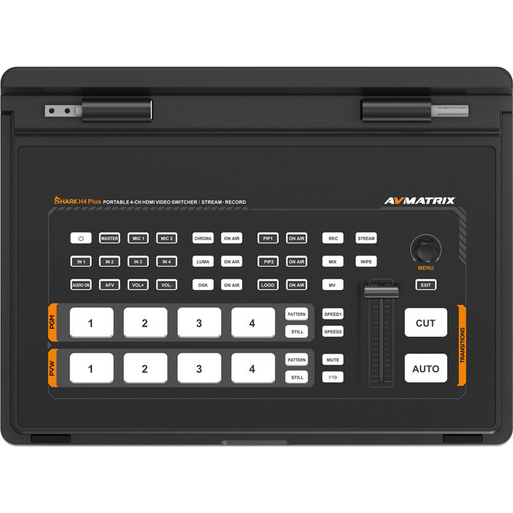 AVMatrix AVMATRIX Shark H4 PLUS 4-Kanaals HDMI Video Switcher