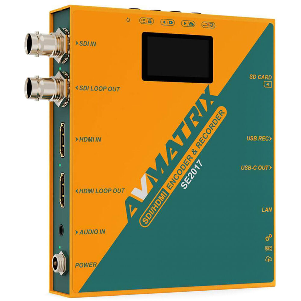 AVMatrix AVMATRIX SE2017 3G-SDI/HDMI Streaming Encoder/Recorder