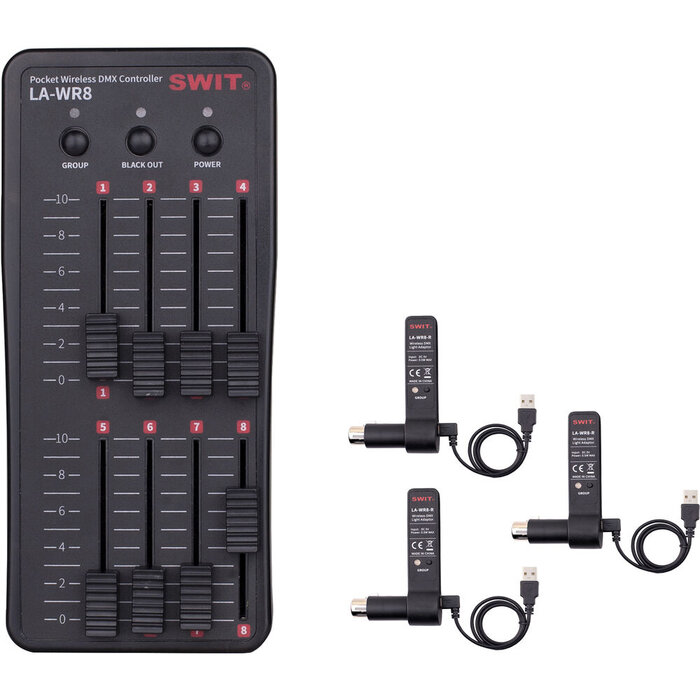 Swit SWIT - LA-WR8 Tx/Rx Pocket Wireless DMX controller