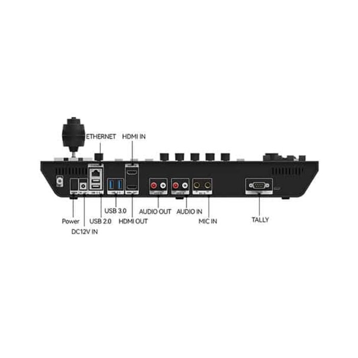 iStream De iStream PTZ Switch NDI is een gebruiksvriendelijke NDI HX2-switcher met geïntegreerde PTZ-controller en touchscreen