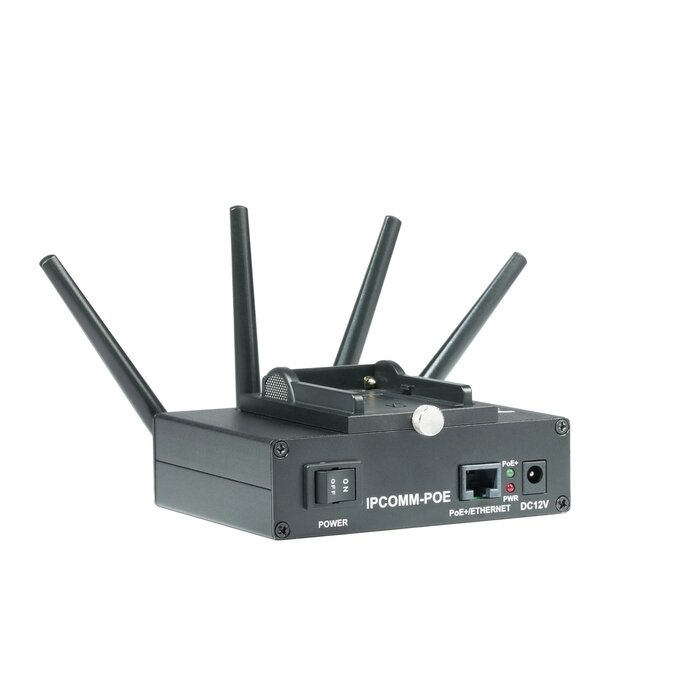 AIDA Aida IPCOMM-POE - Draadloze Video- en Bedieningszender met PoE+ en NP-F Accu-aansluiting