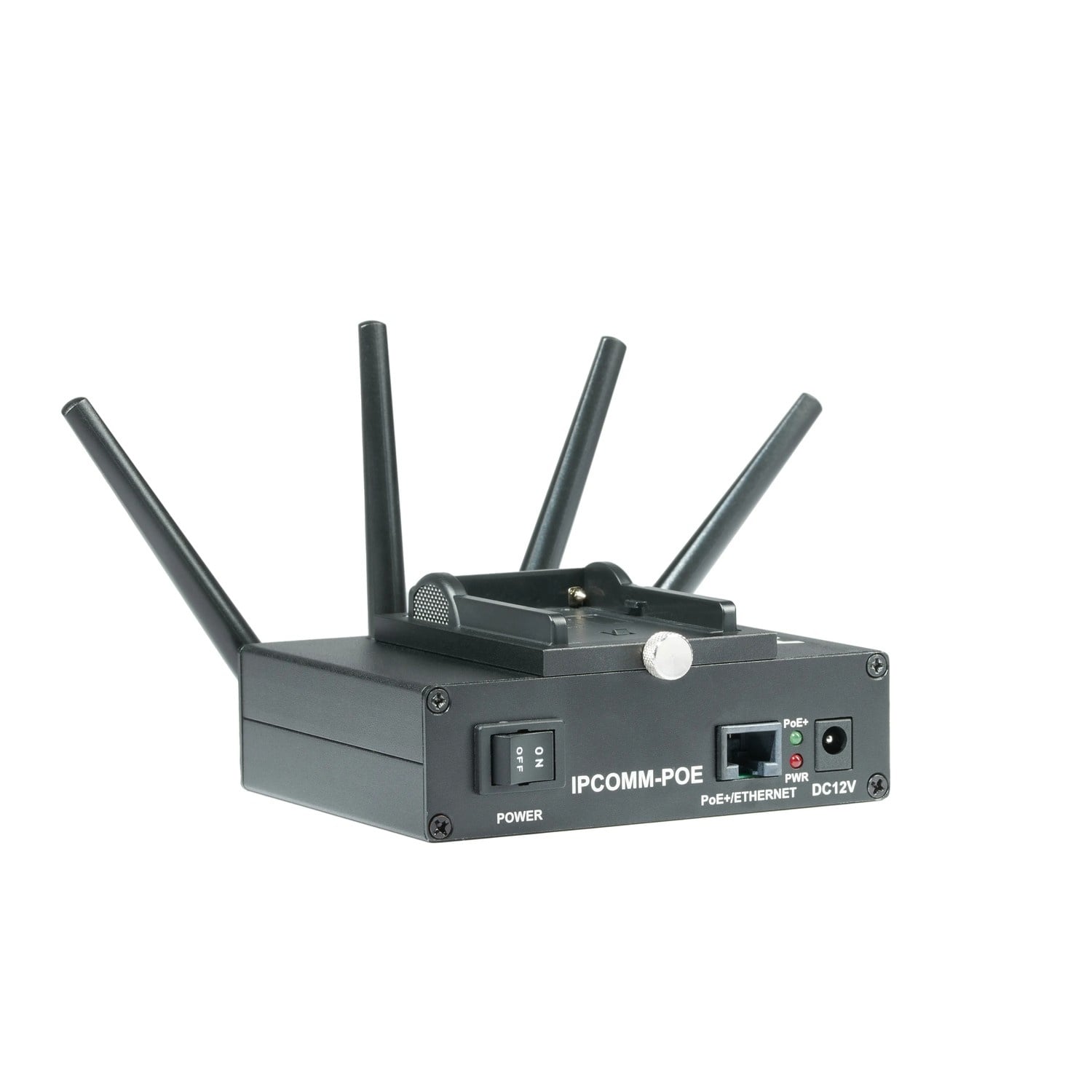 AIDA Aida IPCOMM-POE - Draadloze Video- en Bedieningszender met PoE+ en NP-F Accu-aansluiting