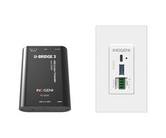 INOGENI Inogeni U-BRIDGE 3 WP - USB 3.2 Gen 1 Extender met Wandplaat / Tot 100 m via CAT6A