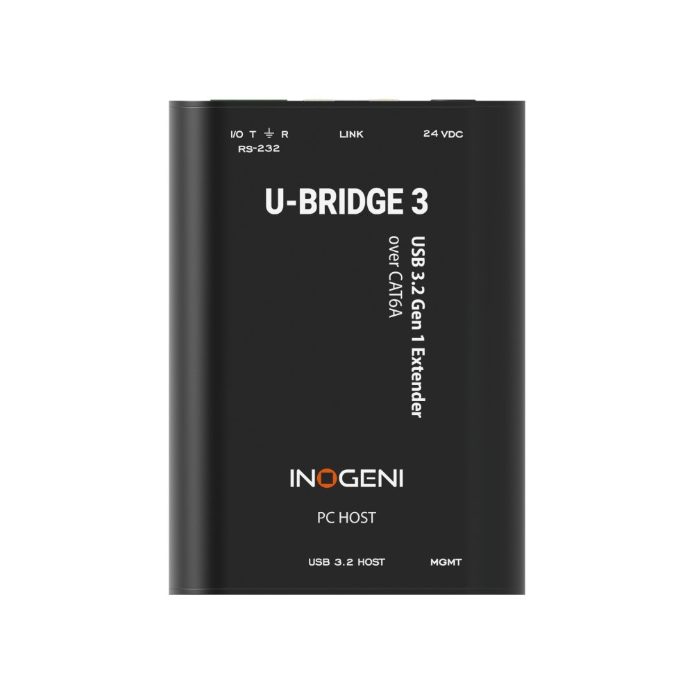 INOGENI Inogeni U-BRIDGE 3 WP - USB 3.2 Gen 1 Extender met Wandplaat / Tot 100 m via CAT6A