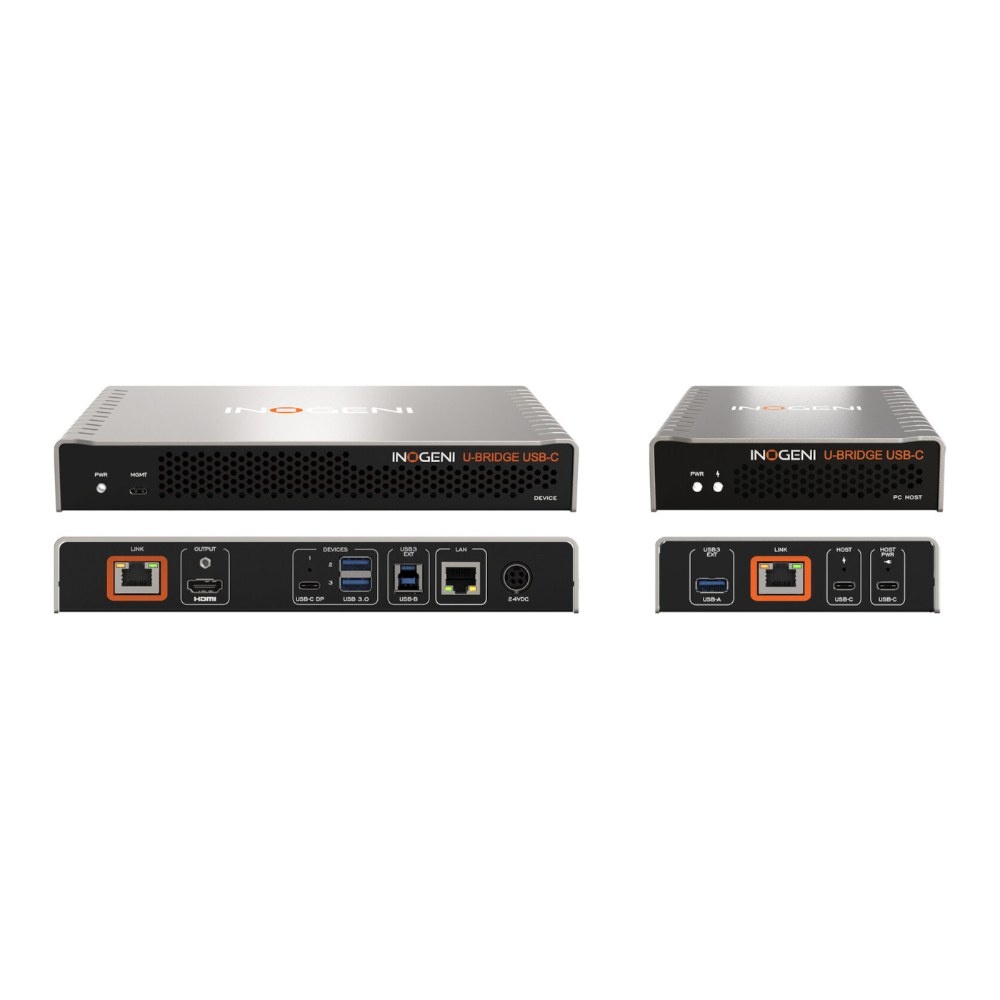 INOGENI Inogeni U-BRIDGE USB-C - USB-C Extender over CAT6A / HDMI 4K60 / Up to 70 m