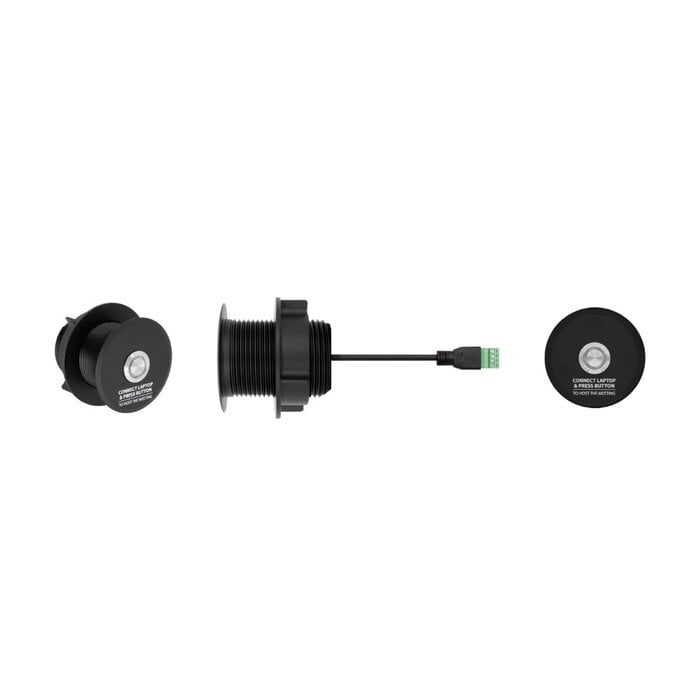 INOGENI Inogeni INO-BUTTON KIT 4M - Verlichte Tafelknop voor TOGGLE ROOMS / 4 m Kabel