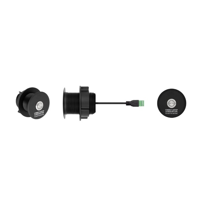 INOGENI Inogeni INO-BUTTON KIT 8M - Verlichte Tafelknop voor TOGGLE ROOMS / 8 m Kabel