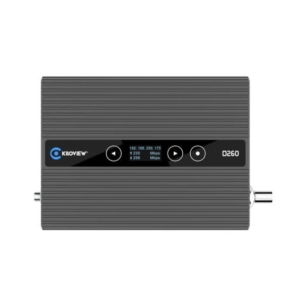 Kiloview Kiloview D260 - Full HD IP Video-decoder / H.265/H.264 / NDI|HX2 / SRT / 2× HDMI + SDI