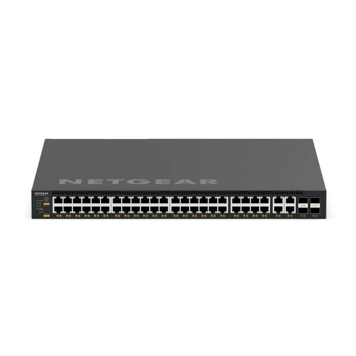 Netgear Netgear AV M4350-44M4X4V - Managed AV Switch / 44× 2,5G + 4× 10G PoE++ / 4× SFP28 25G