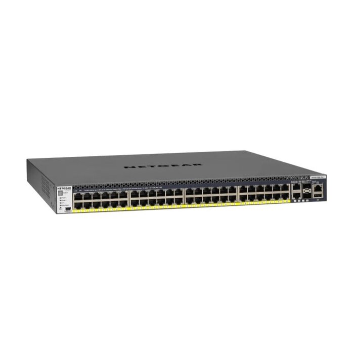 Netgear Netgear M4300-52G-PoE+ - Managed Switch / 48× 1G PoE+ / 2× 10G / 2× SFP+ / 550W PSU
