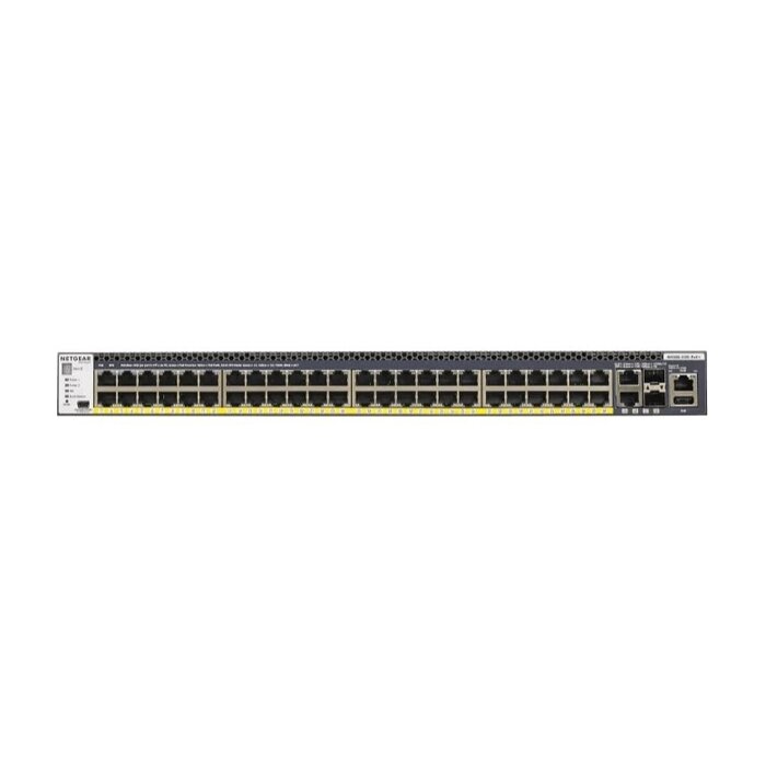 Netgear Netgear M4300-52G-PoE+ - Managed Switch / 48× 1G PoE+ / 2× 10G / 2× SFP+ / 550W PSU